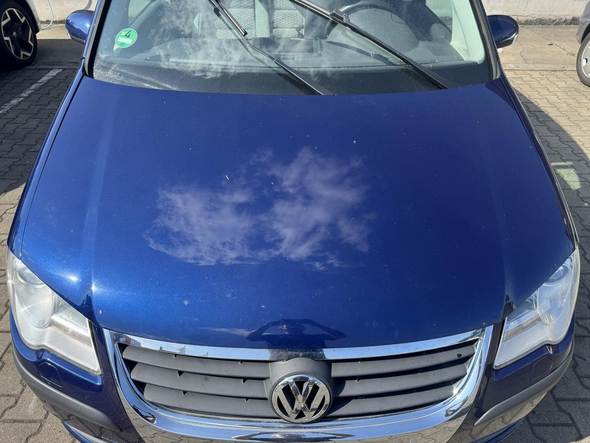 VW Touran 1T original Motorhaube Facelift ab 11/2006 LD5Q Shadow Blue Metallic Bj.2009